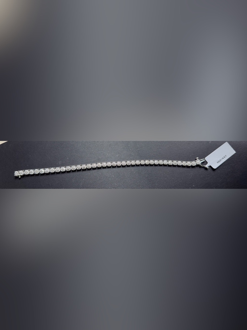 Classic Clear Diamond Tennis Bracelet in Sterling Silver